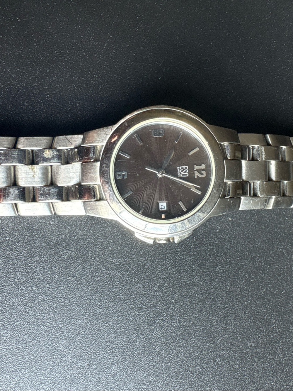 Silver Stainless Steel Back Ladies Bracelet Watch